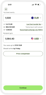 put in amount you want to transfer