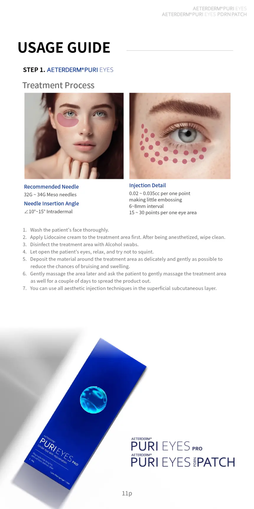 PURI EYES PDRN PATCH brochure page 11