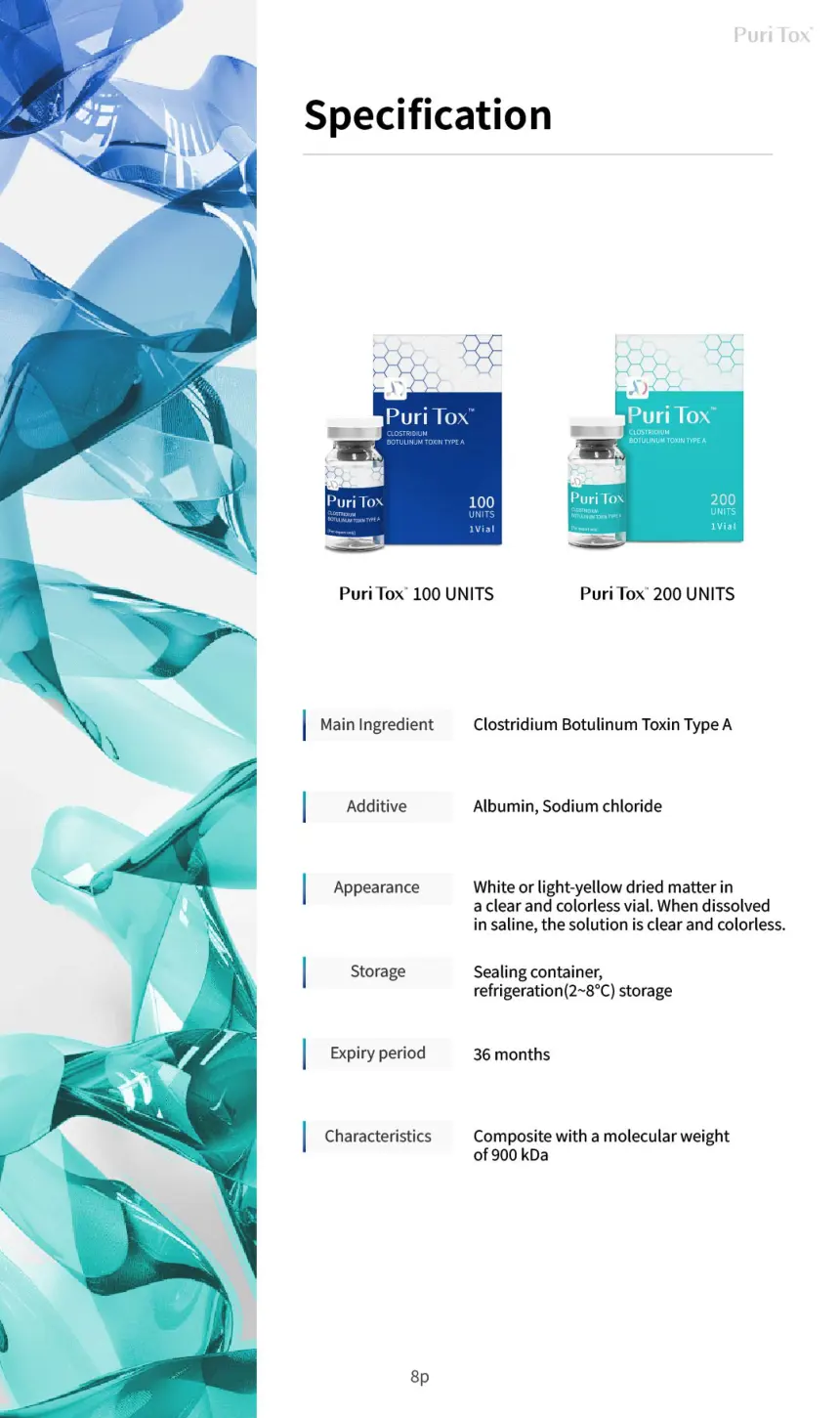 PuriTox 100units & 200units brochure page 8