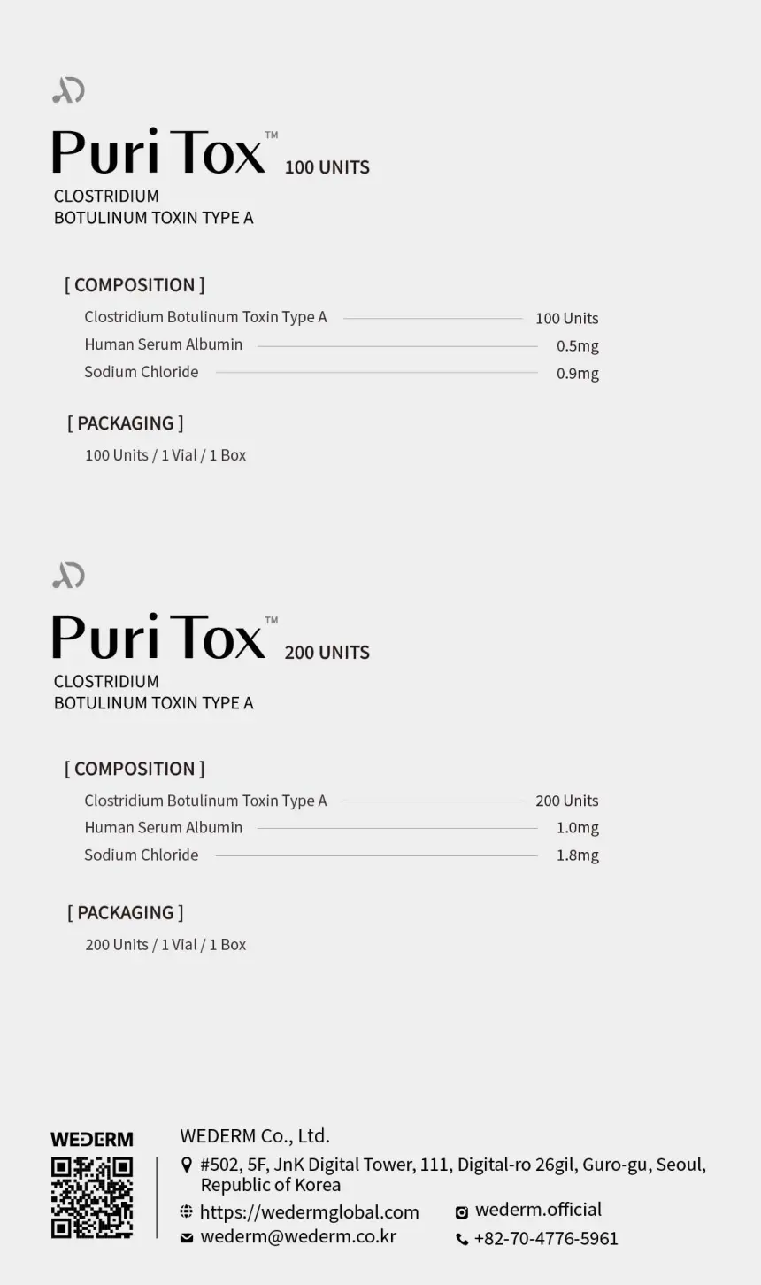 PuriTox 100units & 200units brochure page 14