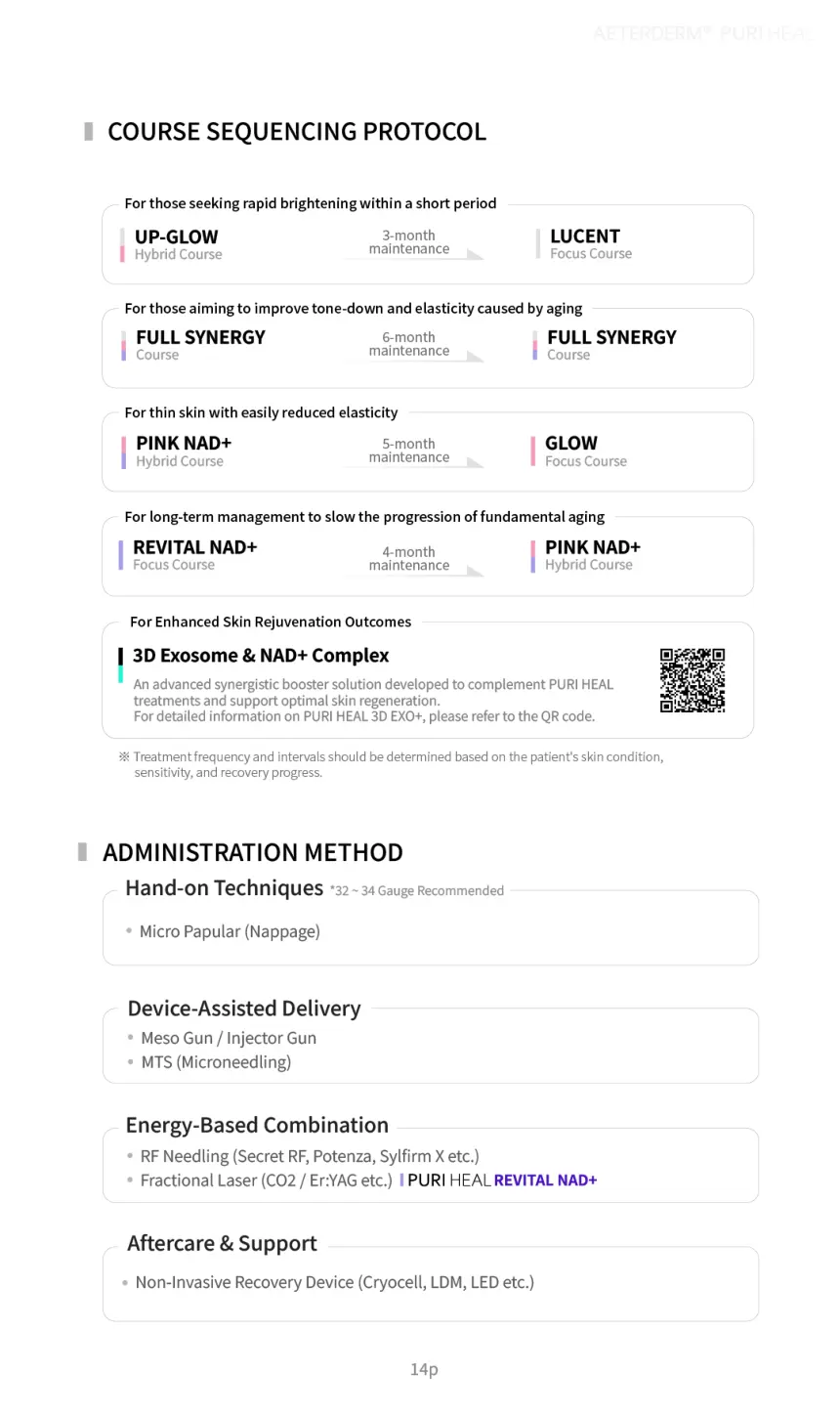 PURI HEAL REVITAL NAD+ brochure page 14