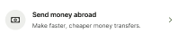 send money abroad button